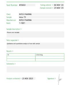 Intex Pharma T3 100 tabs