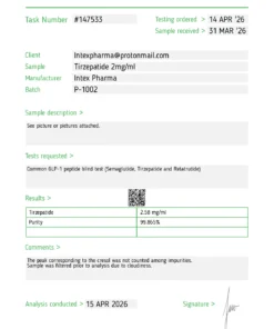 Intex Tirzepatide 2mg
